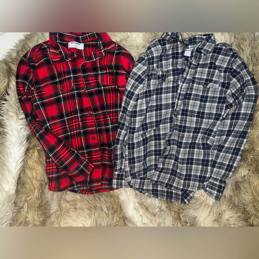 Youth Old Navy Flannel Shirts